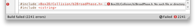 iPhone Box2D compile errors