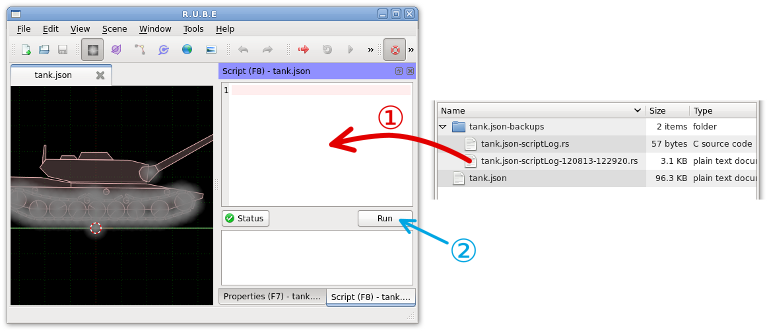 Box2D editor R.U.B.E