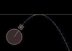 Box2D projected trajectory