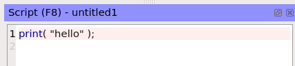 Defining functions in script
